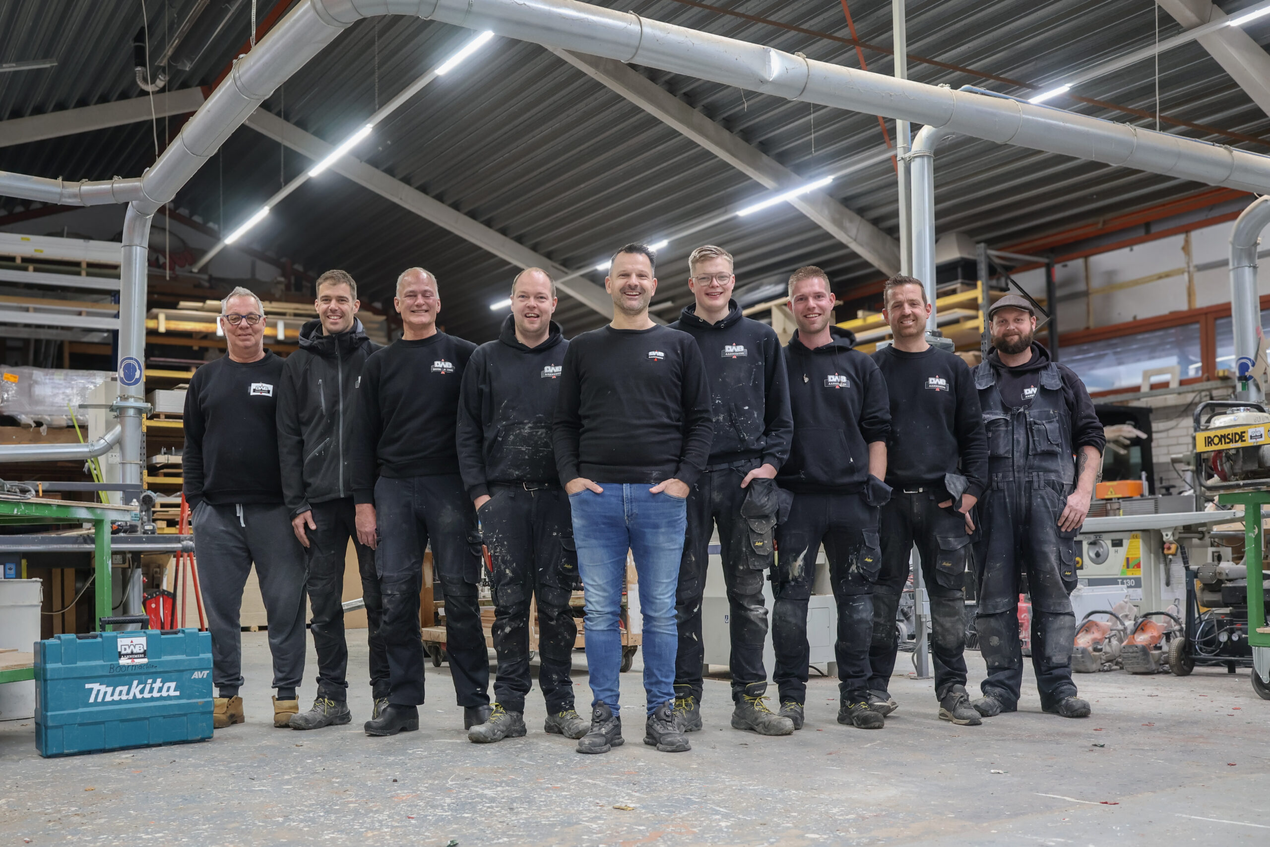 DWB aannemers - teamfoto